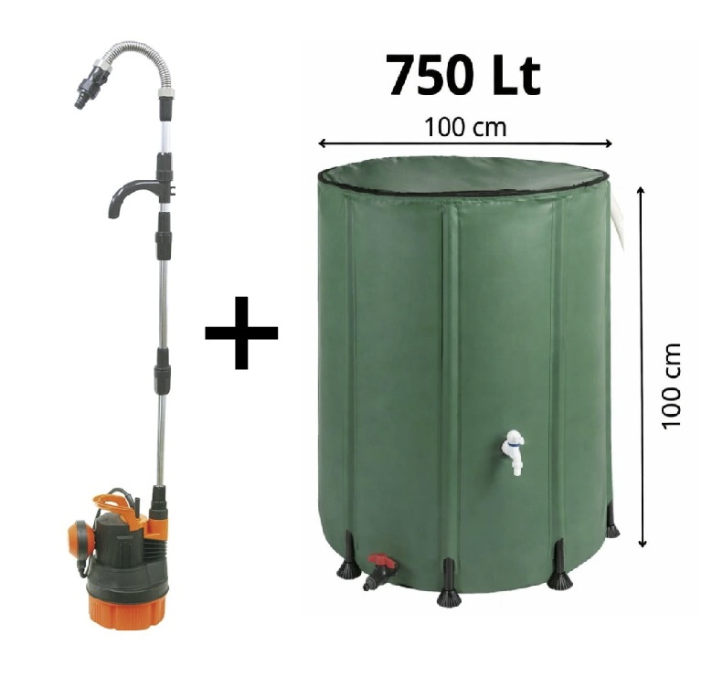 ASIST smart garden SET skládací sud 750 + sudové čerpadlo
