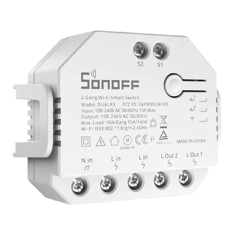 chytrý switch WiFi Sonoff Dual R3