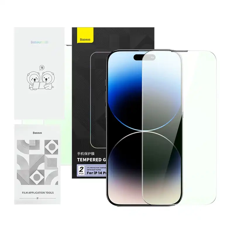 Ochrana soukromí Tvrzené sklo Baseus Crystal Series IP 14 PRO