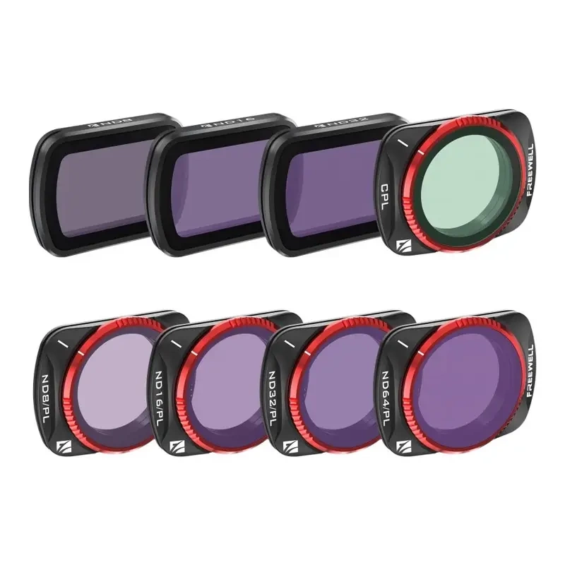 Levně Sada 8 filtrů Freewell DJI Osmo Pocket 3