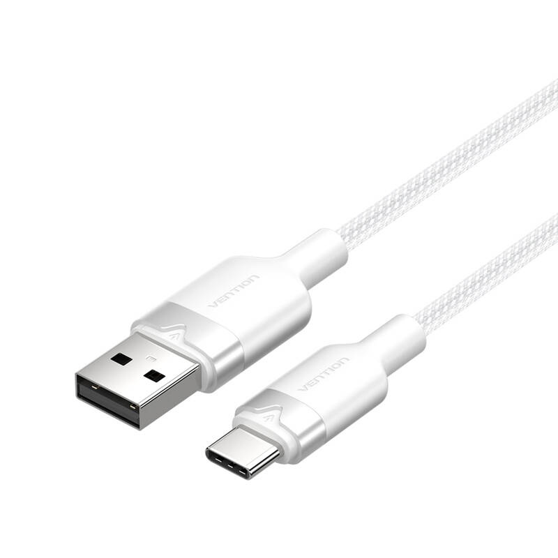 Kabel USB 2.0 A na USB-C 3A Vention CTNWF 1M (bílý)