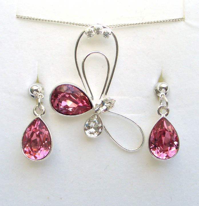 Swarovski-Crystals Sada šperků Swarovski - Debia Rose