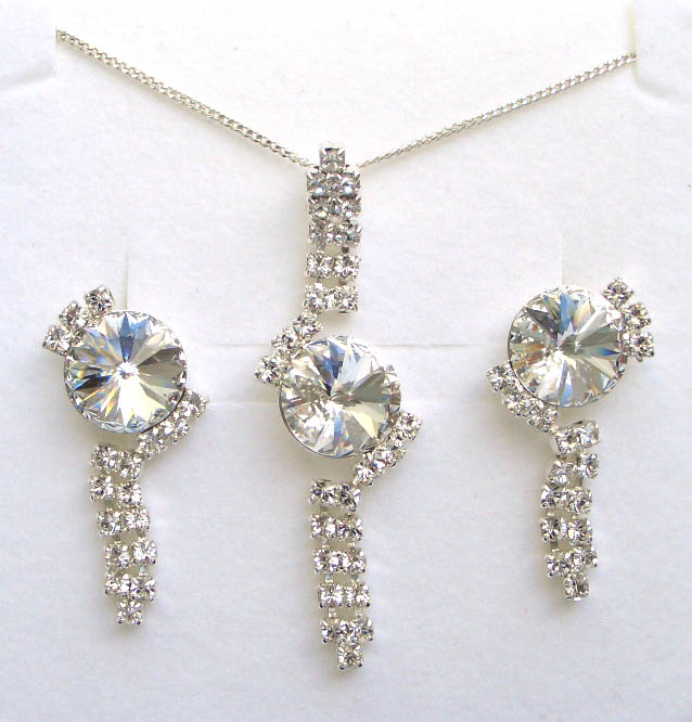 Swarovski-Crystals Štrasová sada šperků Swarovski - Rivoli Crystal