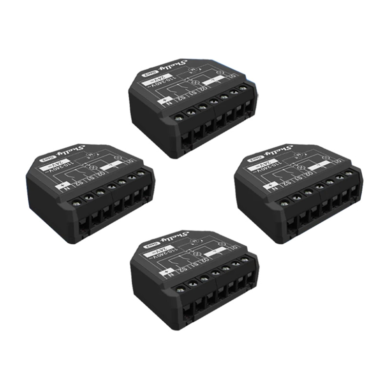 Shelly 2PM Gen3 sada 4 ovladačů WiFi/Bluetooth