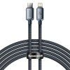 Kabel Baseus Crystal Shine USB-C na Lightning, 20 W, PD, 2 m (černý)