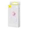 Baseus Bright Mirror 3, USB kabel 3 v 1 pro micro USB / USB-C / Lightning 66W / 2A 1,1 m (fialový)
