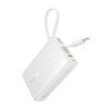 Powerbanka Baseus PicoGo Digital Display 10000mAh 45W (bílá)