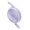 USB kabel Baseus Free2Pull USB-C to iP 20W 1m (purple)
