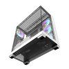 Počítačová skříň Darkflash DS900 (bílá) + 7 ventilátorů ARGB  DarkFlash