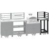 Modul rohový TORINO 3 pro venkovní kuchyň 47x47x123cm  Cattara