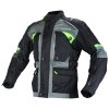 Bunda moto pánská FIORANO textilní černá / zelená 5XL  Cappa Racing