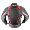 Bunda moto AREZZO textilní černá/červená 3XL  Cappa Racing