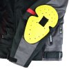 Bunda moto AREZZO textilní černá/červená 3XL  Cappa Racing