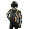 Bunda moto dámská AREZZO textilní černá/oranžová XL  Cappa Racing