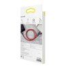 Baseus Cafule USB Lightning kabel 2,4A 0,5m - červený