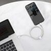 USB-C na Lightning Baseus High Density Braided kabel, 20W, PD, 2m (bílý)