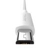 Sada datových kabelů Baseus Simple Wisdom USB to Micro 2.1A (2PCS/Set) 1.5m White