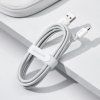 Sada datových kabelů Baseus Simple Wisdom USB to Micro 2.1A (2PCS/Set) 1.5m White