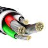 Baseus Tungsten Gold kabel USB to iP 2.4A 2m (černý)