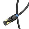 Network kabel CAT8 SFTP Vention IKABF RJ45 Ethernet 40Gbps 1m Black