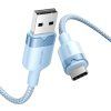 Kabel USB 2.0 A na USB-C 3A Vention CTNLF 1M (modrý)