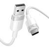 Kabel USB 2.0 A na USB-C 3A Vention CTNWF 1M (bílý)