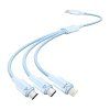 Kabel USB 2.0 A na 3v1 3A Vention CTPLG 1,5M (modrý)