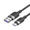 Kabel USB 2.0 A na USB-C 6A Vention CTOBH 2M (černý)