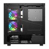 Počítačová skříň DarkFlash DS950V s displejem (černá) + 6 ventilátorů