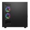 Počítačová skříň DarkFlash DS950V s displejem (černá) + 6 ventilátorů