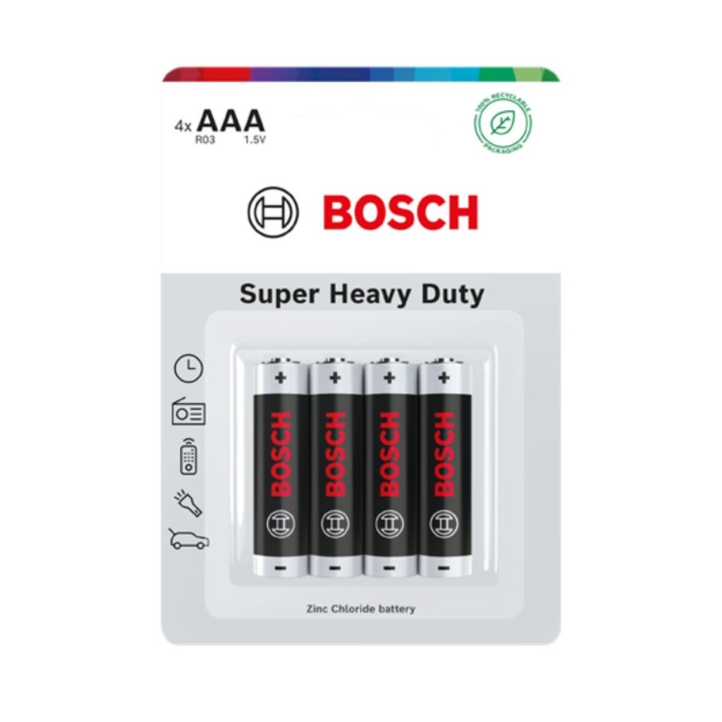 Bosch Super Heavy Duty AAA, R03 4db