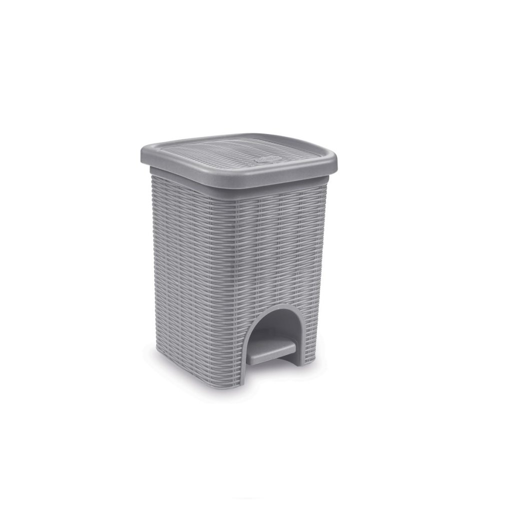 Fürdőszobai hulladékkosár Elegance 6l, szürke