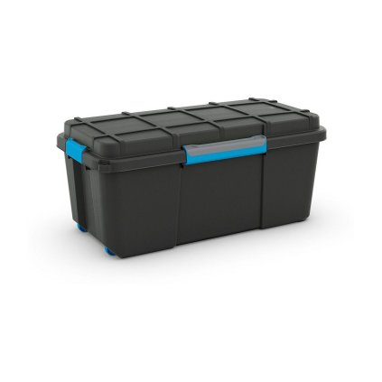 SCUBA tároló doboz L 74l, fekete
