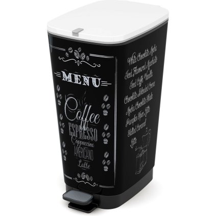 Hulladékgyűjtő Chic Bin L - Coffee Menu, 50L