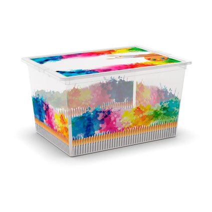C-BOX XL 50l tárolódoboz, művészi