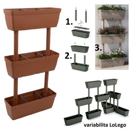 Cserepek készlete öntözőrendszerrel