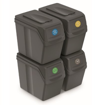 SORTIBOX hulladékgyűjtőkészlet, 4x20l