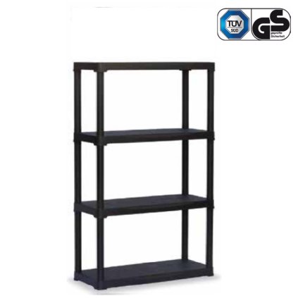 Polc, 4 polc, 800x400x1330 mm, 4 polc, 800x400x1330 mm
