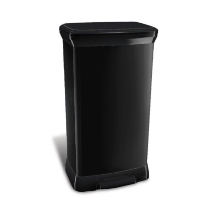 DECOBIN 50L hulladékgyűjtő, fekete