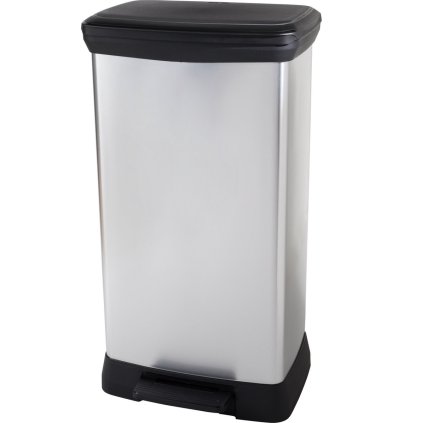 Hulladékgyűjtő DECOBIN Duo 23L+23L, ezüst