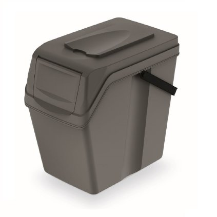 SORTIBOX II hulladékgyűjtő szürke kő, térfogat 25L