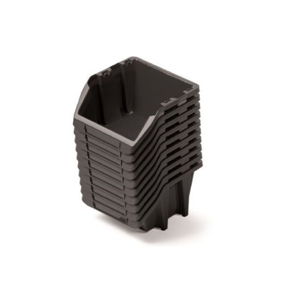 Tárolódoboz készlet 10db BINEER SHORT 118x98x70 mm fekete