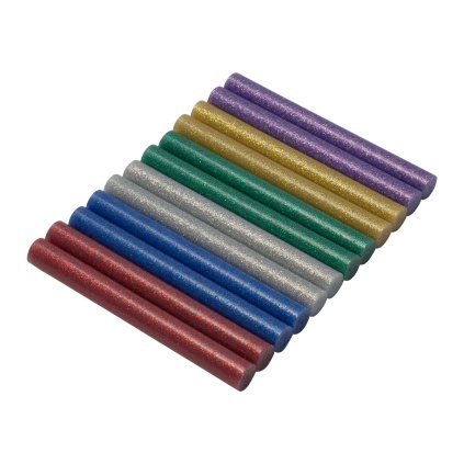 11mm-es, színes, csillámos olvasztópatronok - 12 db ASIST 71-3208