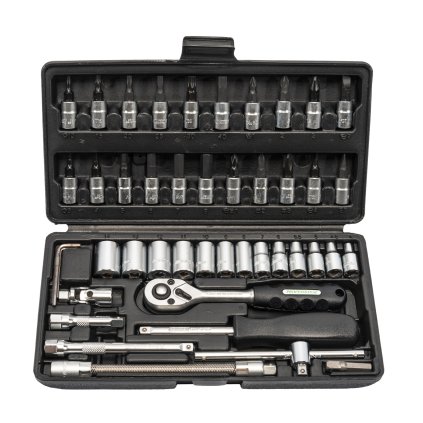 HONITON dugókulcs-készlet 1/4" 46 darab