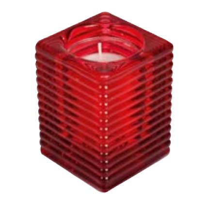 Gyertyatartó teafényhez 1 db piros