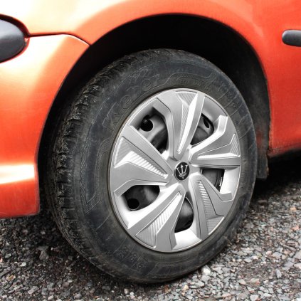 MAKALU kerékfedél 1 db ezüst 15"