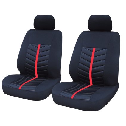 Autóüléshuzat CHARLES fekete/piros 2db