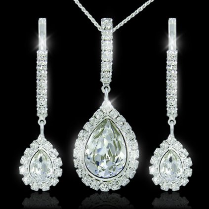 Elisabeth Crystal készlet. Swarovski kristályokkal készült