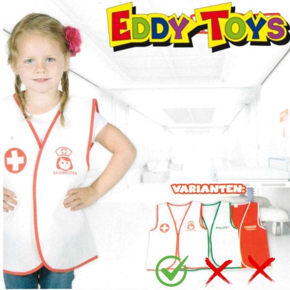 Gyermek mellény - a játék a szakmák, nővér