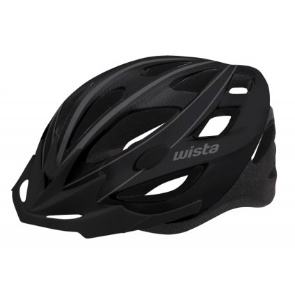 WISTA HardShell kerékpáros sisak fekete/ matt S/M (55-58 cm)